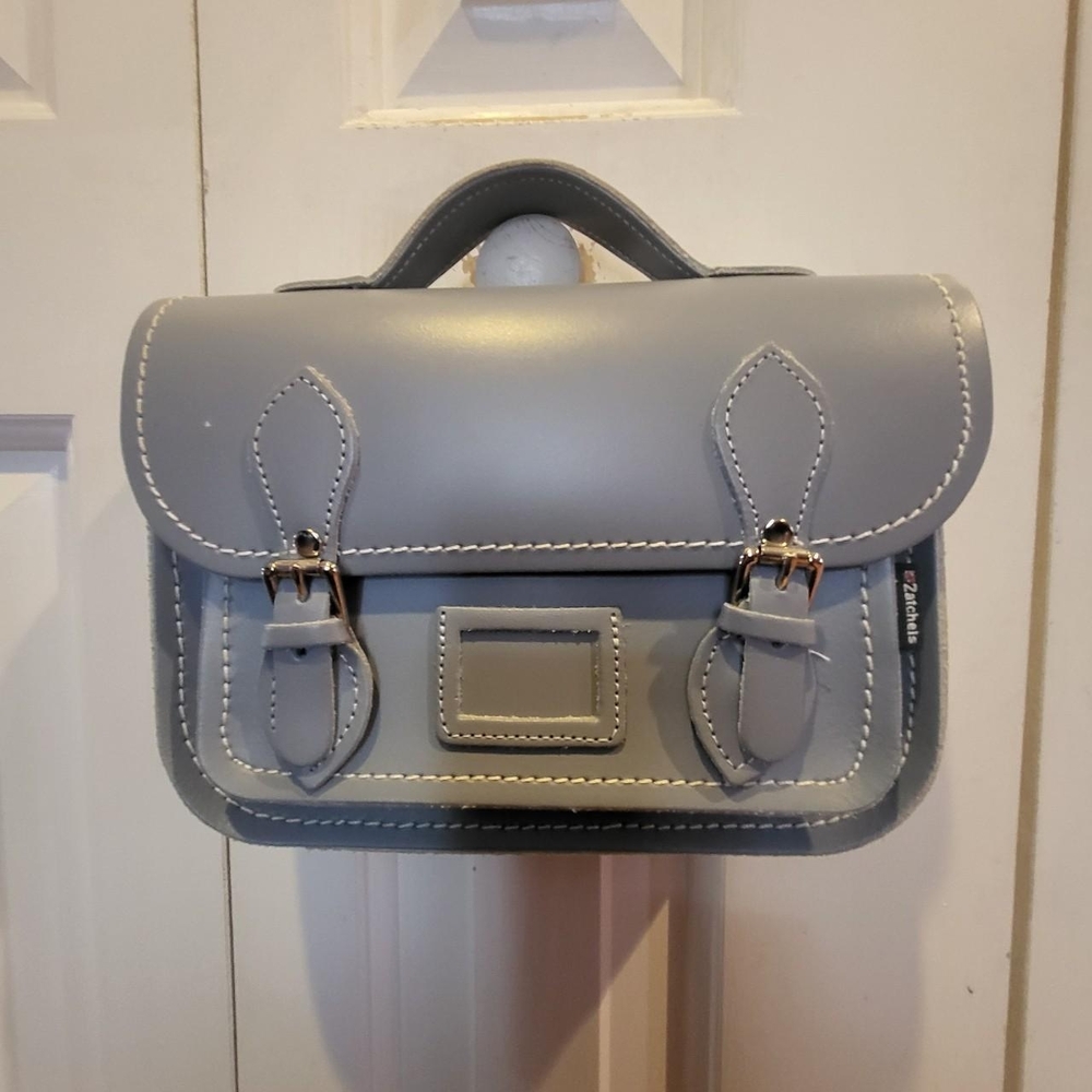 Stylish Gray Satchel Bag